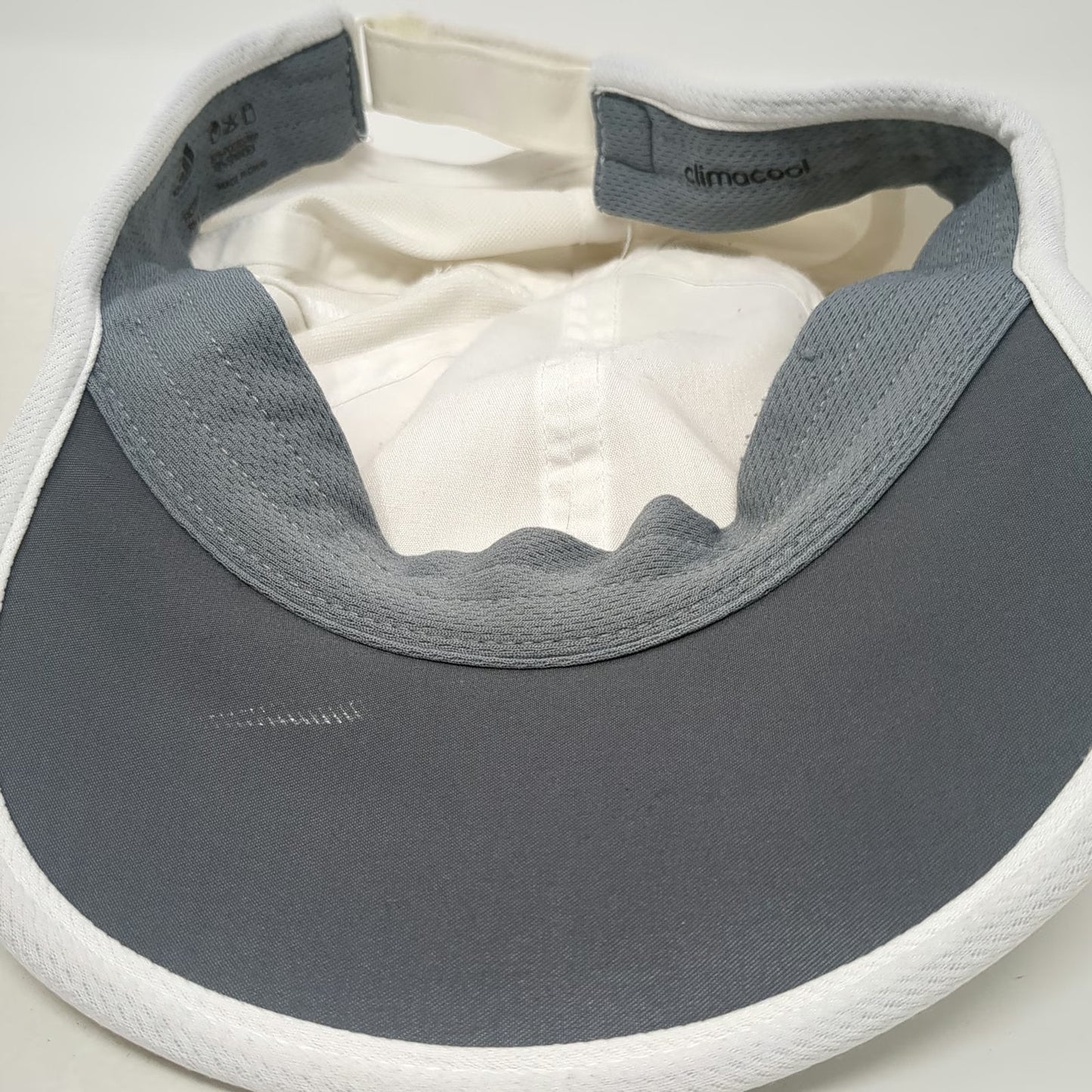 Adidas Baseball Cap White One Size Adizero Mesh Performance Strapback Hat