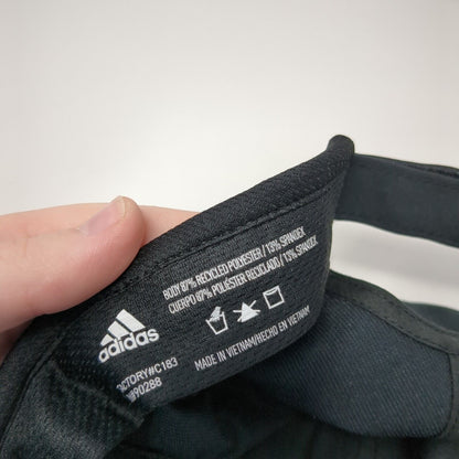 Adidas Aeroready Strapback Hat Black One Size Solid 3 Stripes Running