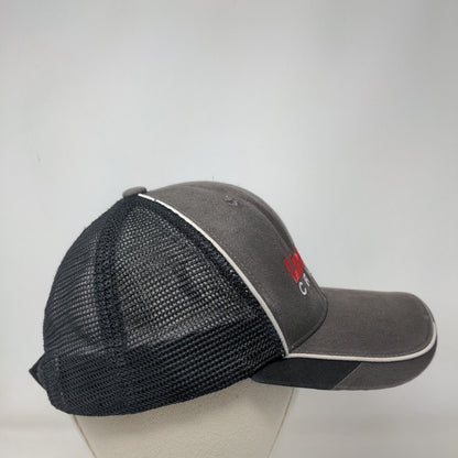 Link-Belt Cranes Strapback Trucker Hat Gray One Size Mesh Back