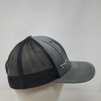 Echo Fishing Snapback Mesh Back Trucker Hat Gray One Size Richardson