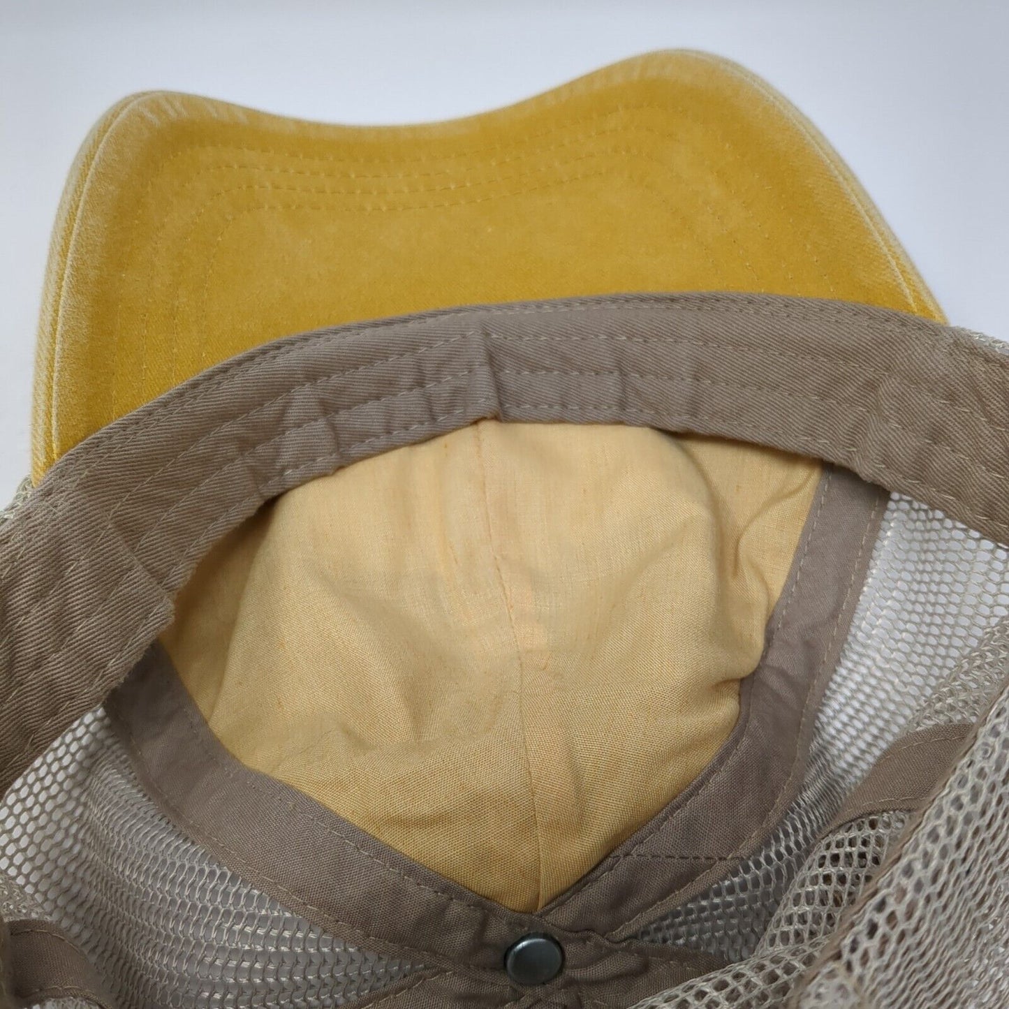 California Slideback Trucker Hat Yellow One Size Adjustable Mesh Back 6 Panel