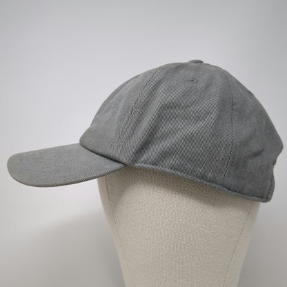 Brandy Melville Baseball Cap Gray One Size Slideback Cotton Adjustable Blank Hat