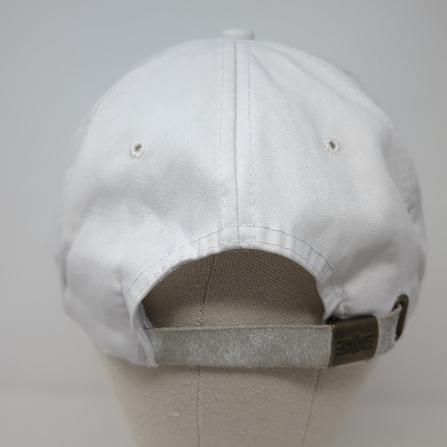 Lutheran High School Cougars Baseball Cap White One Size Adjustable Rope Nissin