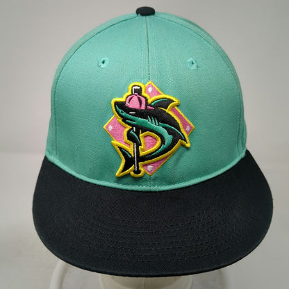 Baseballism Baseball Cap Blue Black 7 3/8 Hammerhead Shark Diamond Fitted hat