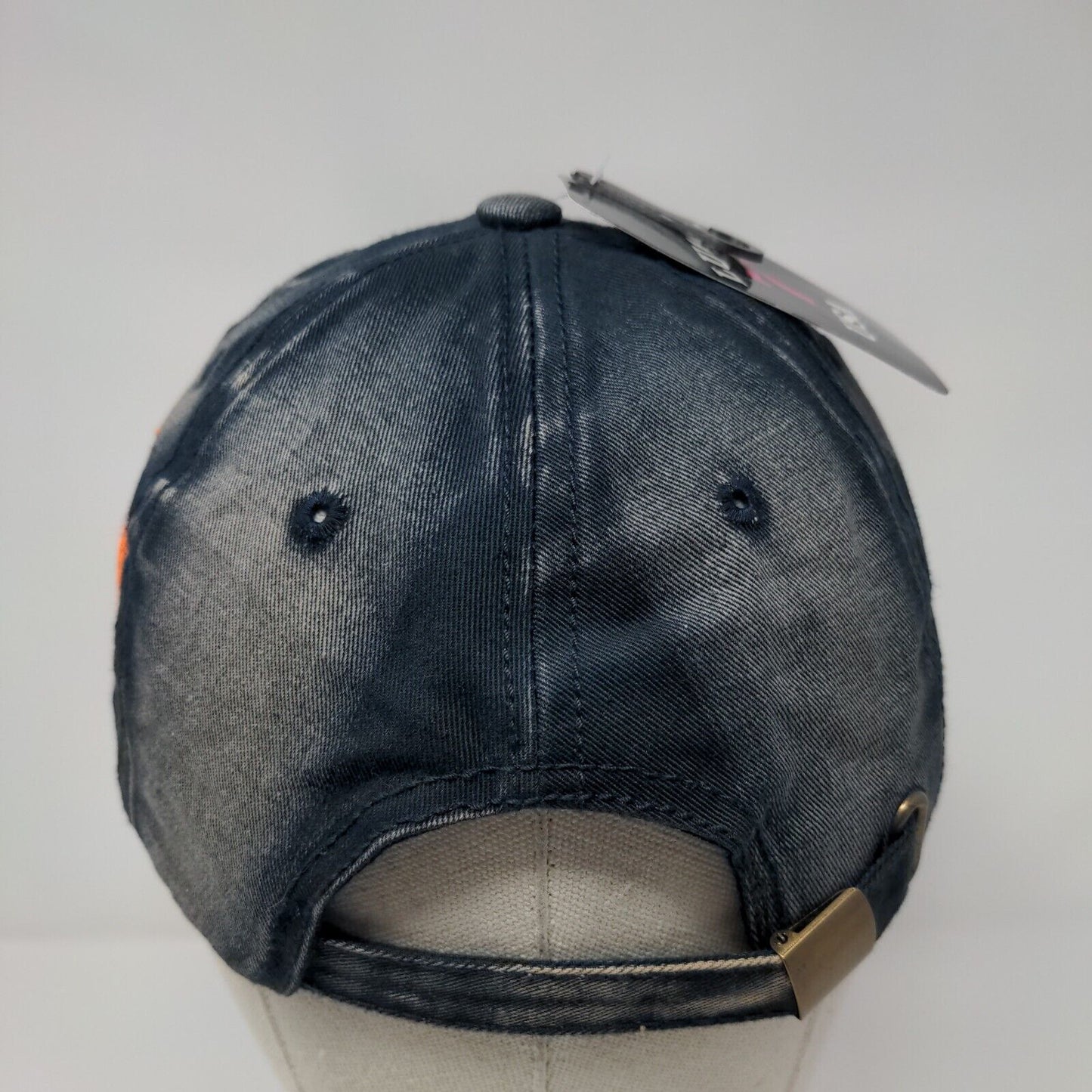 Honduras Roatan Slideback Hat Blue OS Adjustable Distressed W/Tags Lucky 7 USA
