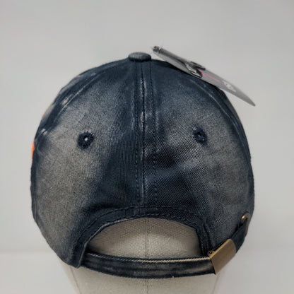 Honduras Roatan Slideback Hat Blue OS Adjustable Distressed W/Tags Lucky 7 USA