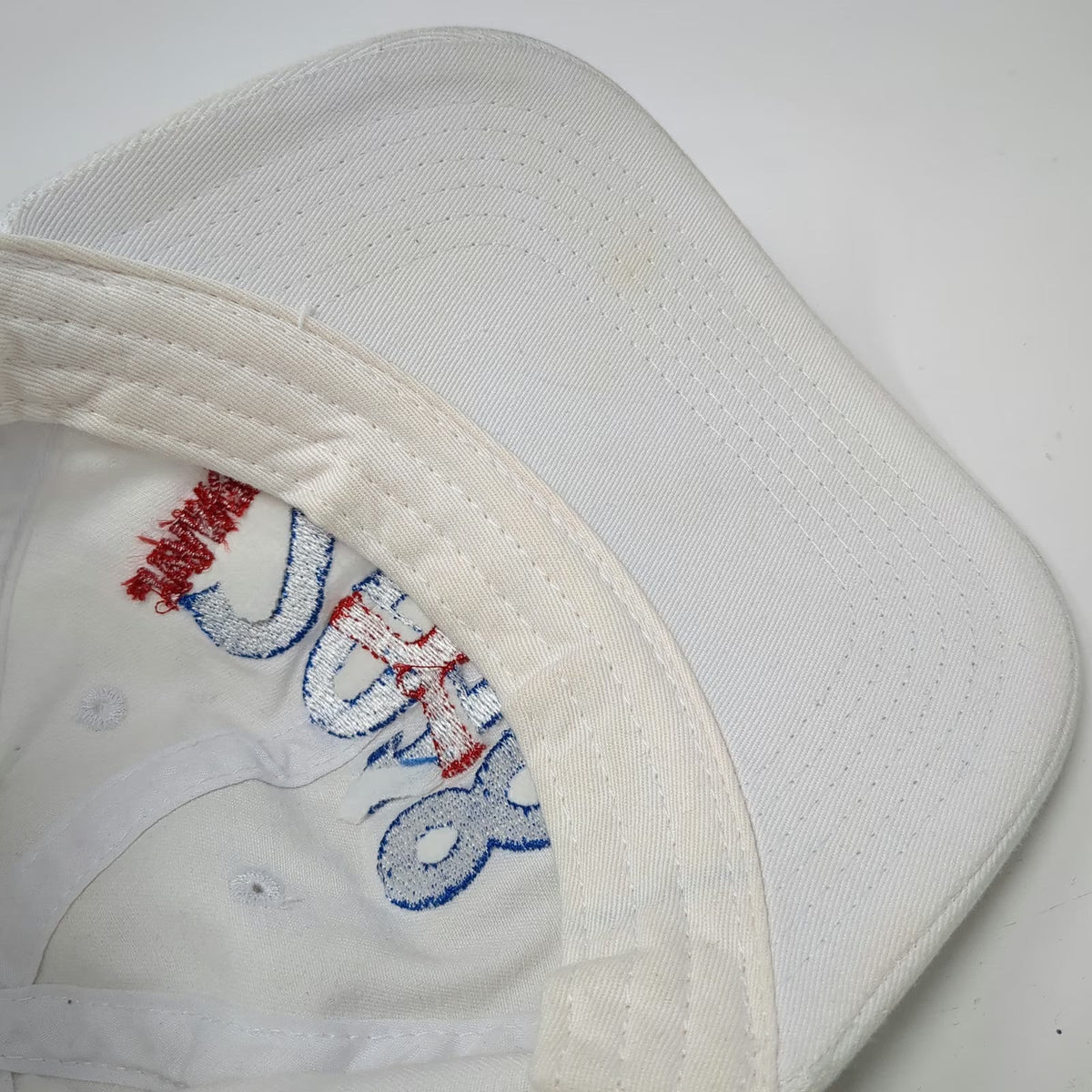 Newhattan Baseball Cap White One Size Carnival Cruise Line 2018 Logo Strap Hat