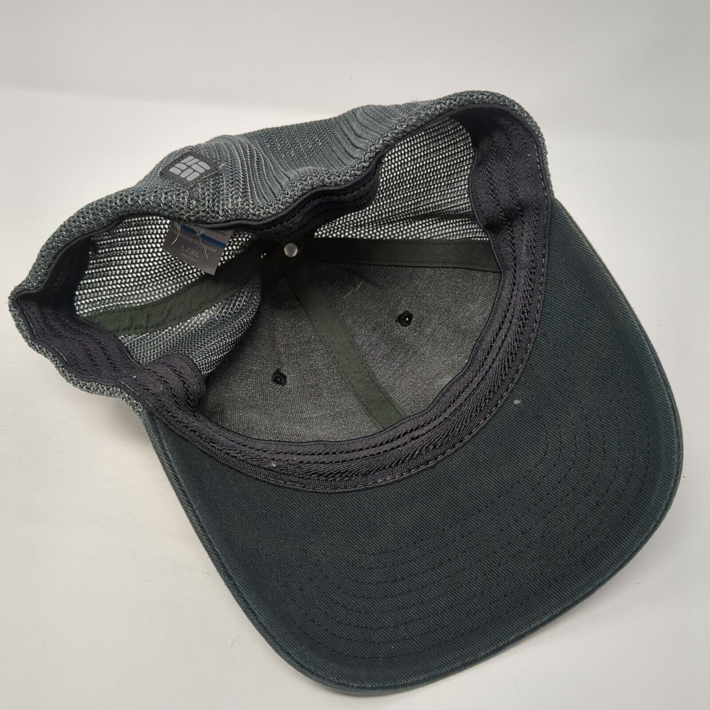 Columbia Sportswear Co. Fitted Trucker Hat Black XL Mesh Back Stretch