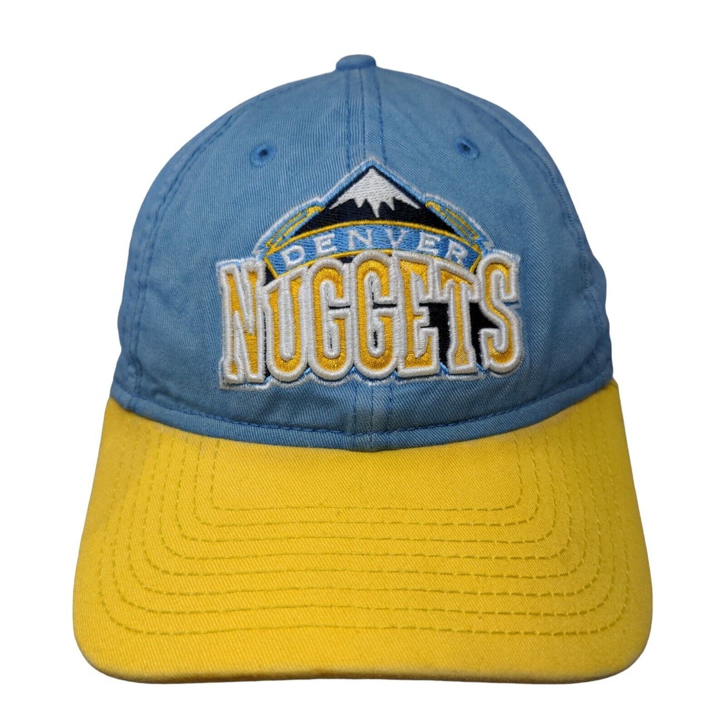 Denver Nuggets Slideback Hat Blue Yellow OSFM New Era 9Twenty Embroidered NBA