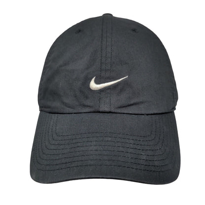 Nike Heritage 86 Dri Fit Men's Strapback Hat Black Embroidered Swoosh Logo