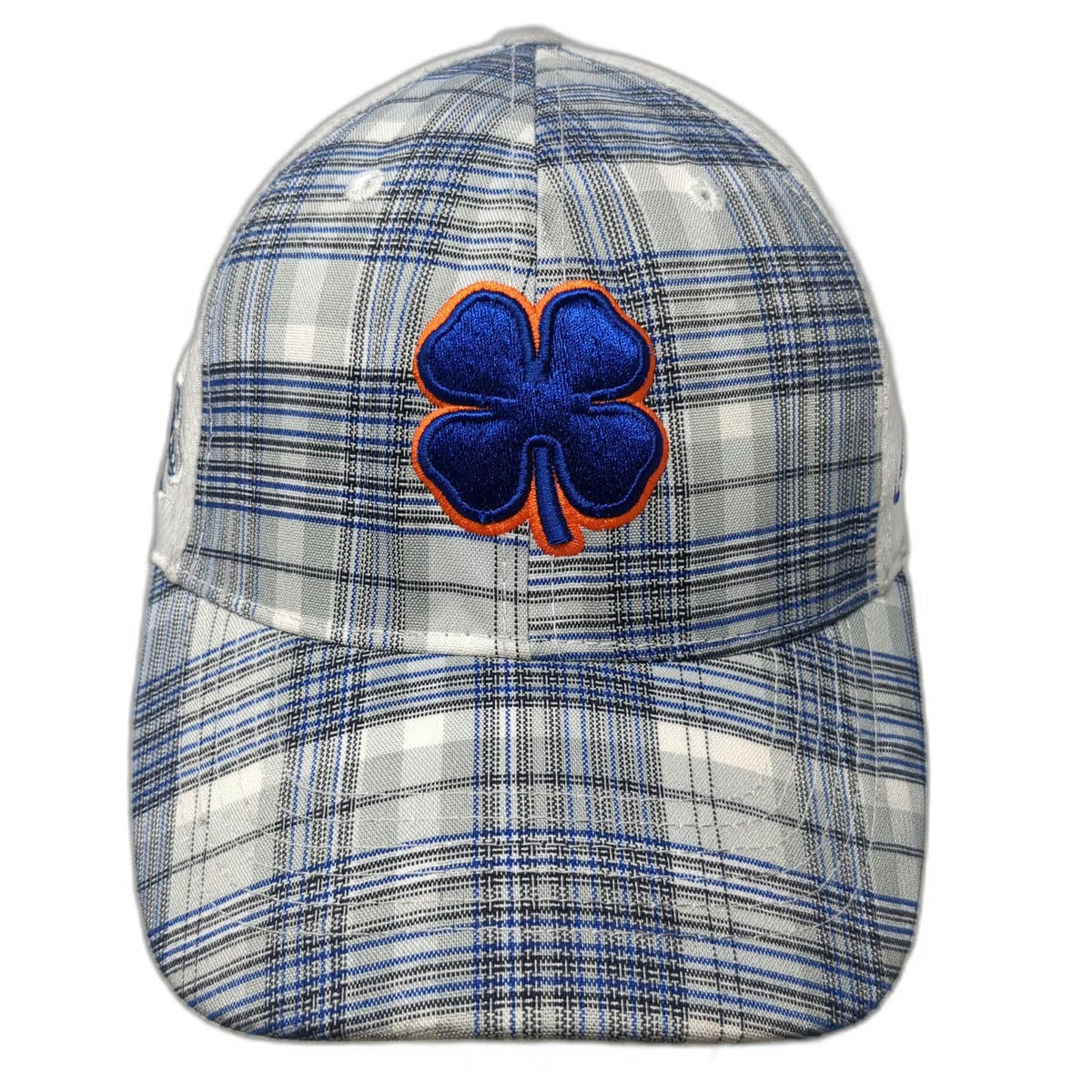 Boise State Broncos NCAA Black Clover Cap Gray Embroidered XL Plaid Lucky Hat