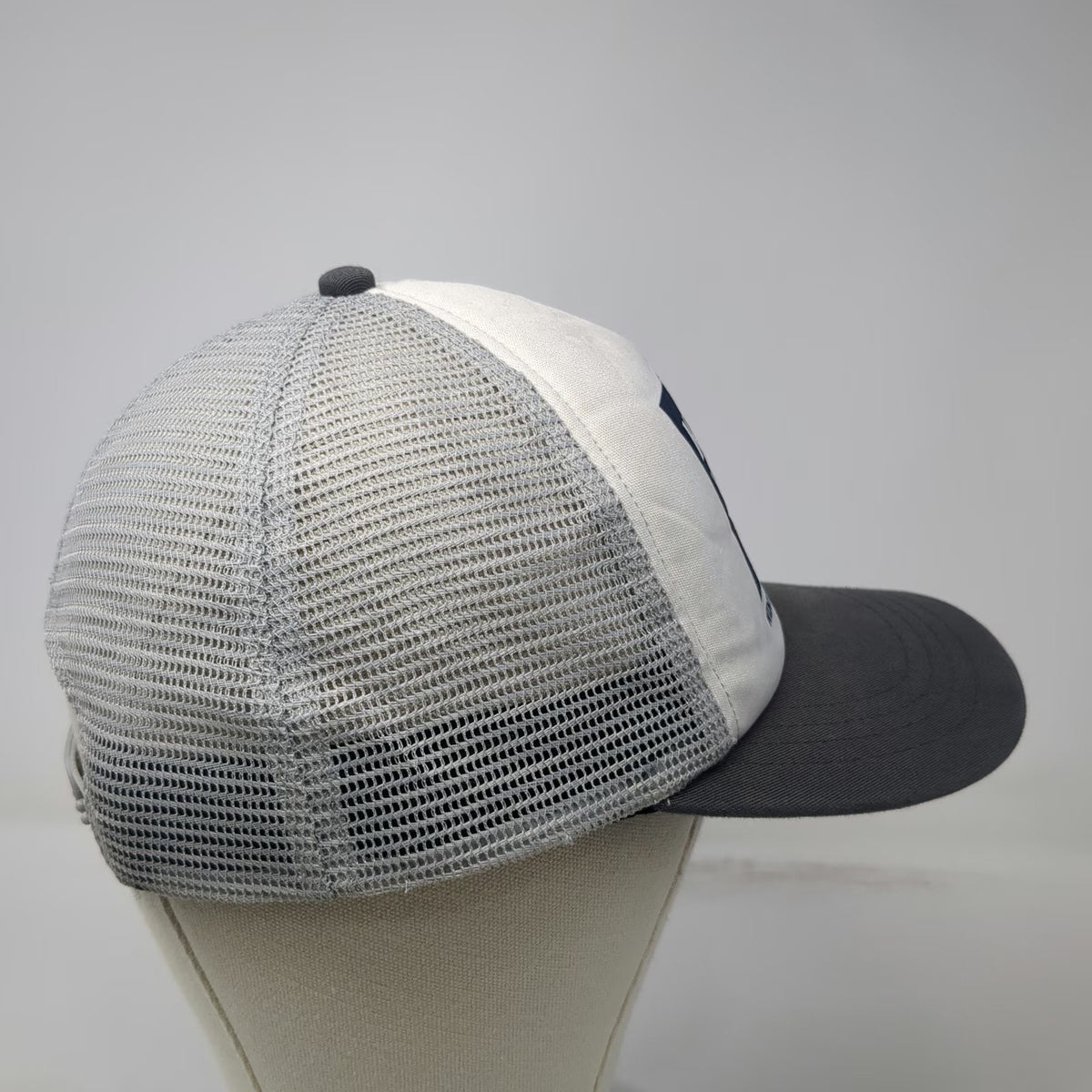 Ambler Trucker Hat Gray One Size Mesh Back Keep Winter Wild Snapback Wildlands