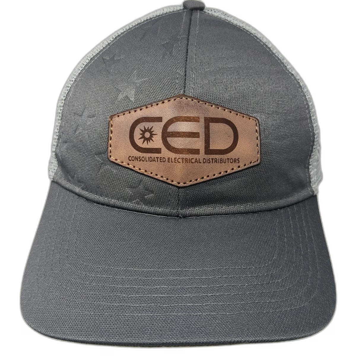 Outdoor Cap Trucker Hat Gray One Size CED Consolidated Electrical Eaton Star