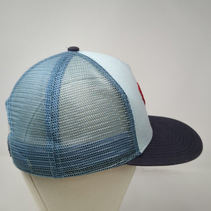 Snowbird Trucker Hat Blue One Size Snapback Mesh Back Ski Resort Logo Utah