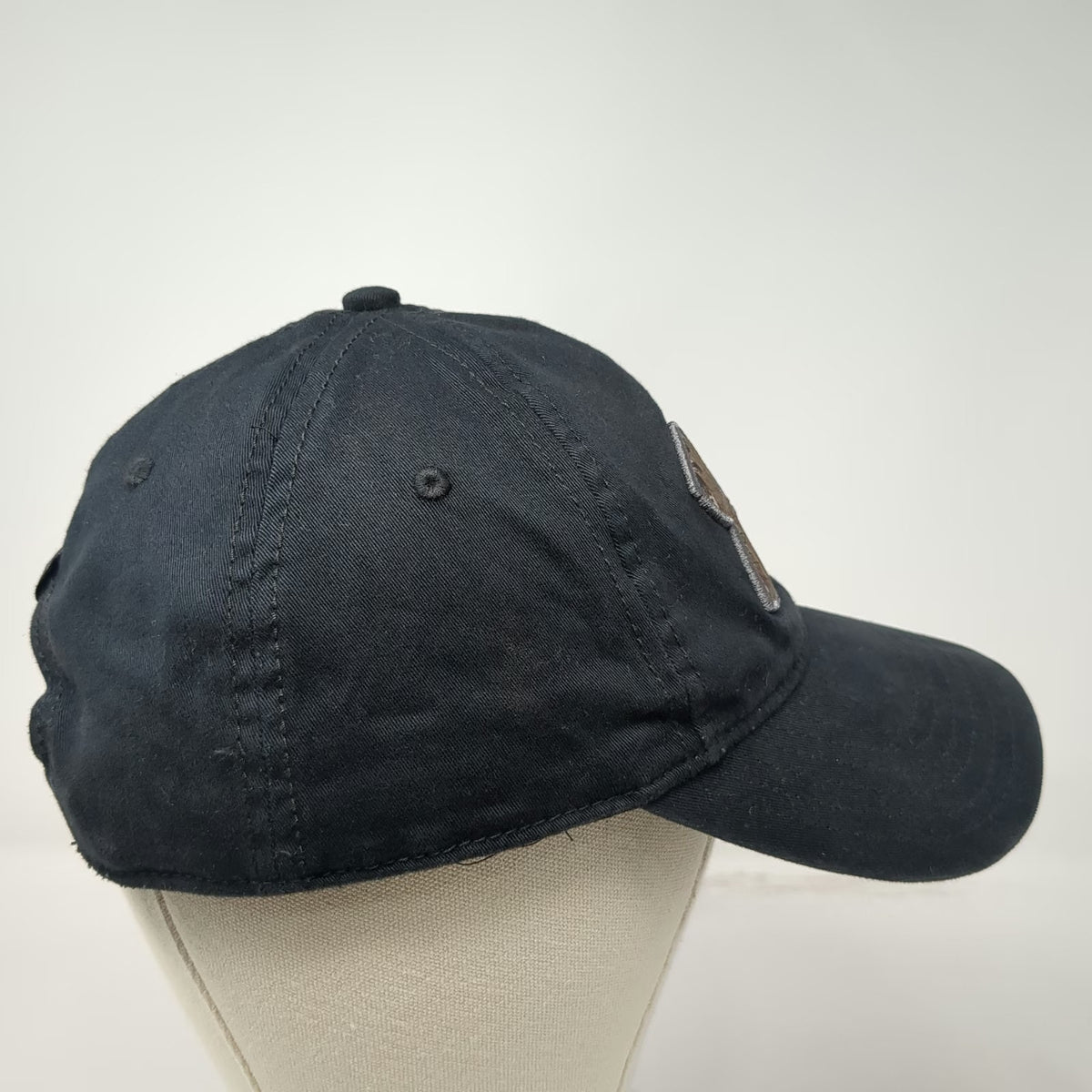 Under Armour Snapback Hat Black One Size Camo Logo Underbrim 6 Panel