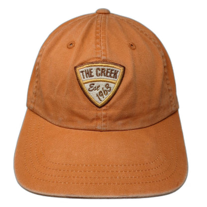 Imperial Baseball Cap Orange One Size The Creek Est 1963 Slideback Hat