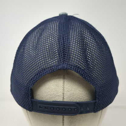 Titleist Trucker Hat Blue One Size Mesh Back Snapback Golf Topo Map Under Brim