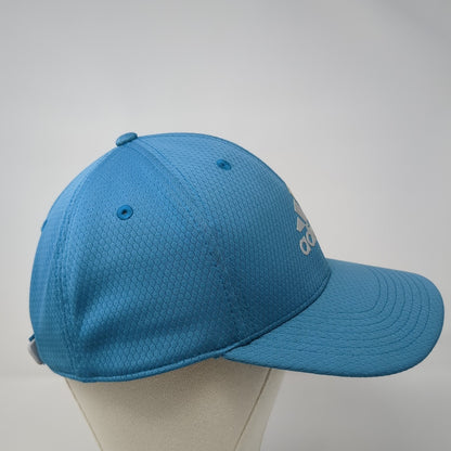 Adidas Strapback Baseball Cap Blue One Size Adjustable Embroidered 6 Panel