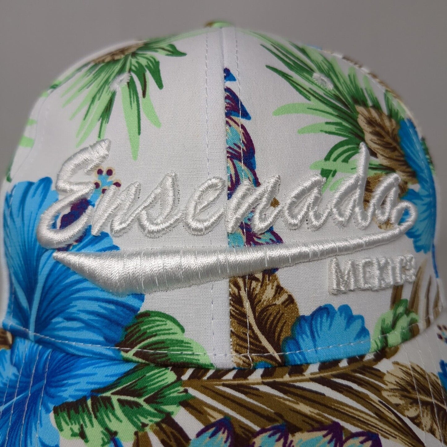 Ensenada Mexico Strapback Hat Multicolor One Size Floral Hawaiian