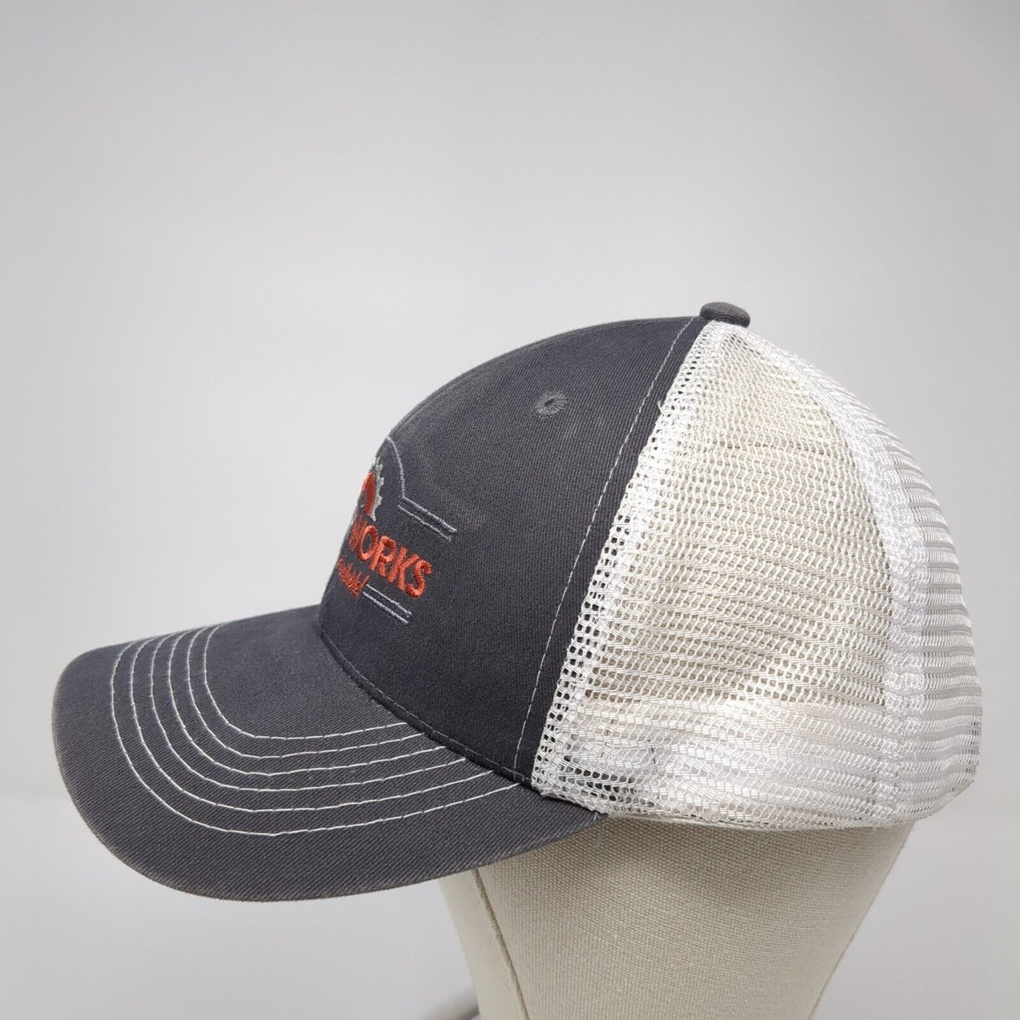 Laborworks Always Available Strapback Mesh Back Trucker Hat Gray One Size