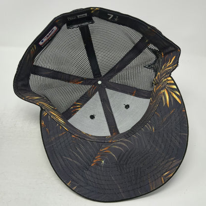 New Era Oakland Athletics MLB Trucker Hat Black Gold 7 7/8 ASG 2022 Mesh Pattern