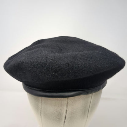 Para De Luxe Army Cap Black L Wool Paratrooper Beret Made in Czech Republic Hat