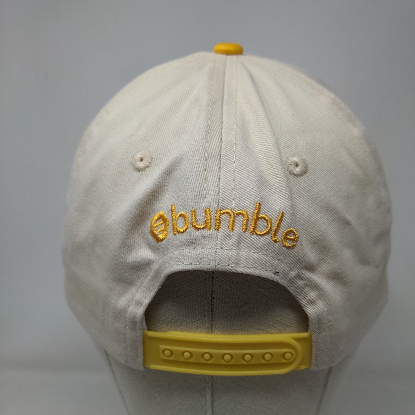 Make Moves Bumble Snapback Hat One Size Tan Embroidered 6 Panel