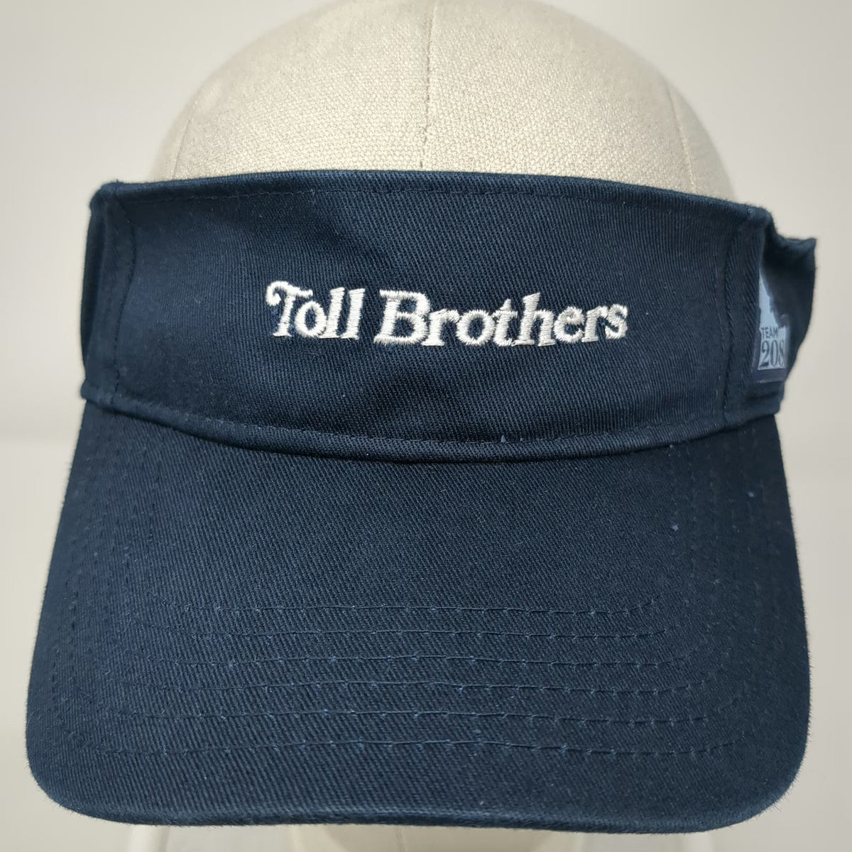 Big X Visor Blue One Size Toll Brothers Team 208 Idaho Cotton Strapback Hat