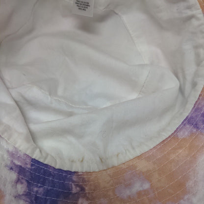 WAYF Bucket Hat Multicolor One Size Lightweight Flat Top Tie Dye Blank