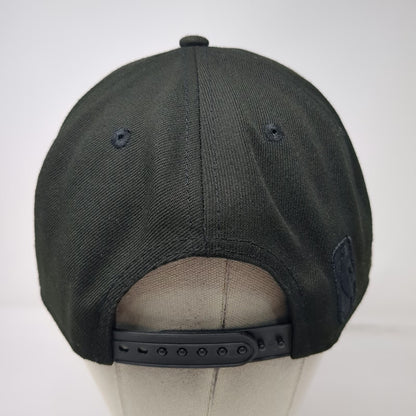 Utah Jazz NBA New Era Snapback Hat Black One Size HWC Nights Flat Brim 9FIFTY
