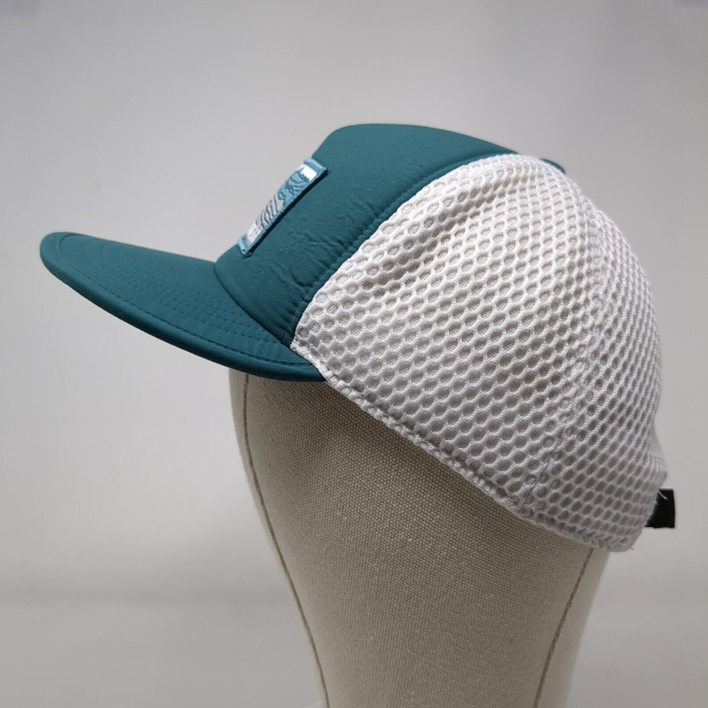 Columbia Sportswear Unisex Strapback Trucker Hat Blue OS Adjustable Mesh Back