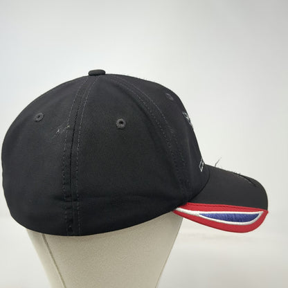 Concept One Corvette Logo Baseball Cap Black One Size Fitted GM Licensed Hat
