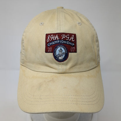 89th PGA Championship 2017 Slideback Hat Tan One Size Ahead Vintage