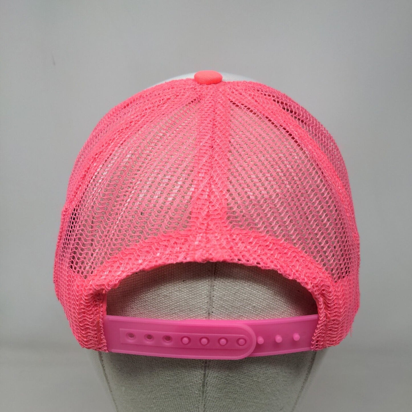 Pensacola Beach Snapback Mesh Back Trucker Hat Pink One Size Lucky 7