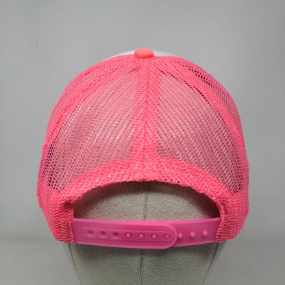 Pensacola Beach Snapback Mesh Back Trucker Hat Pink One Size Lucky 7