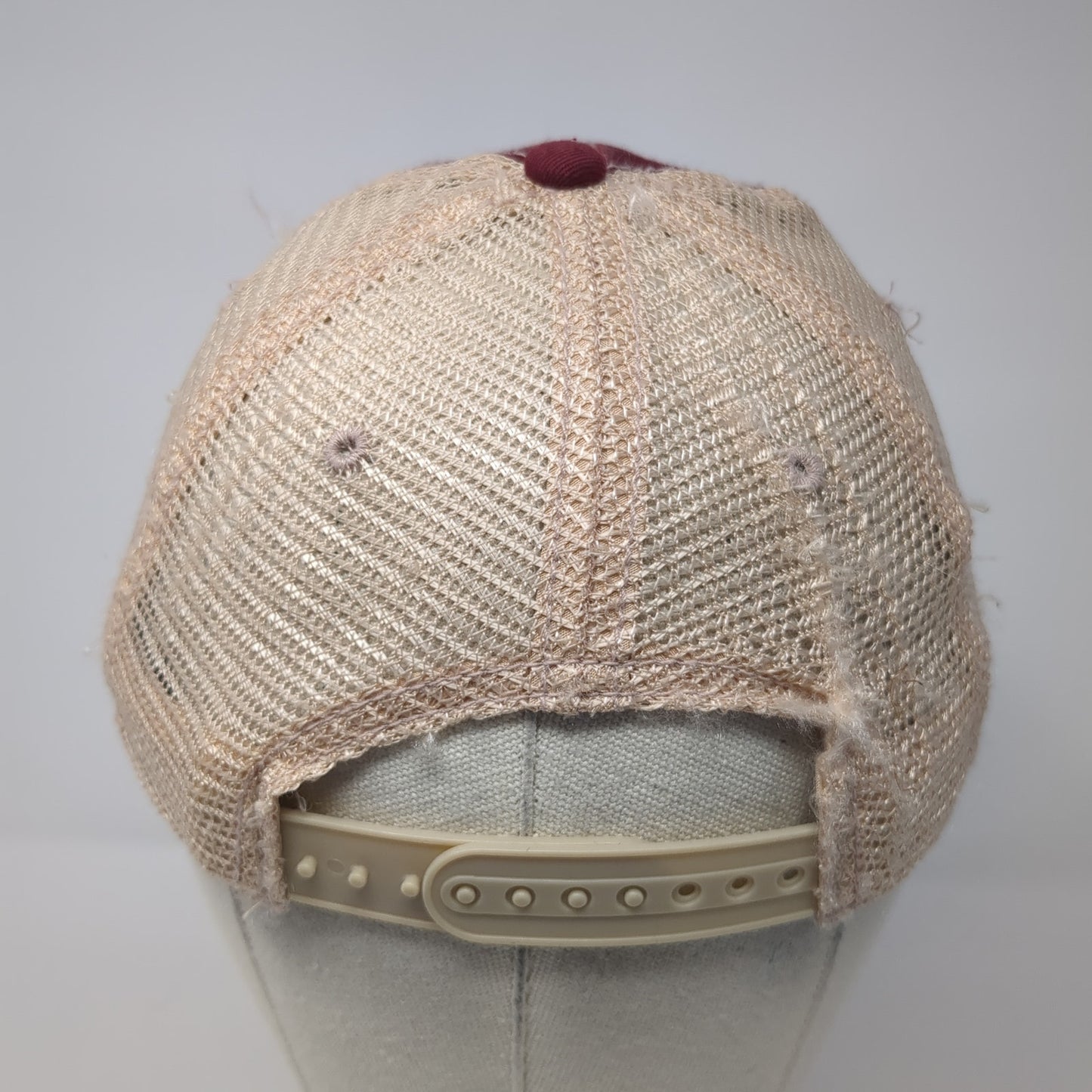 Whitetail Snapback Mesh Back Trucker Hat Red One Size Colorblock Ahead