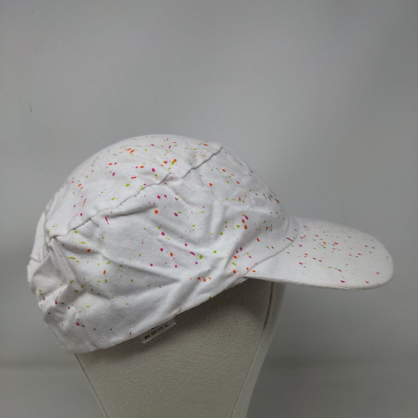 Sports Cap Army Cadeta Hat Multicolor OSFA Adjustable Splatter Paint Blank