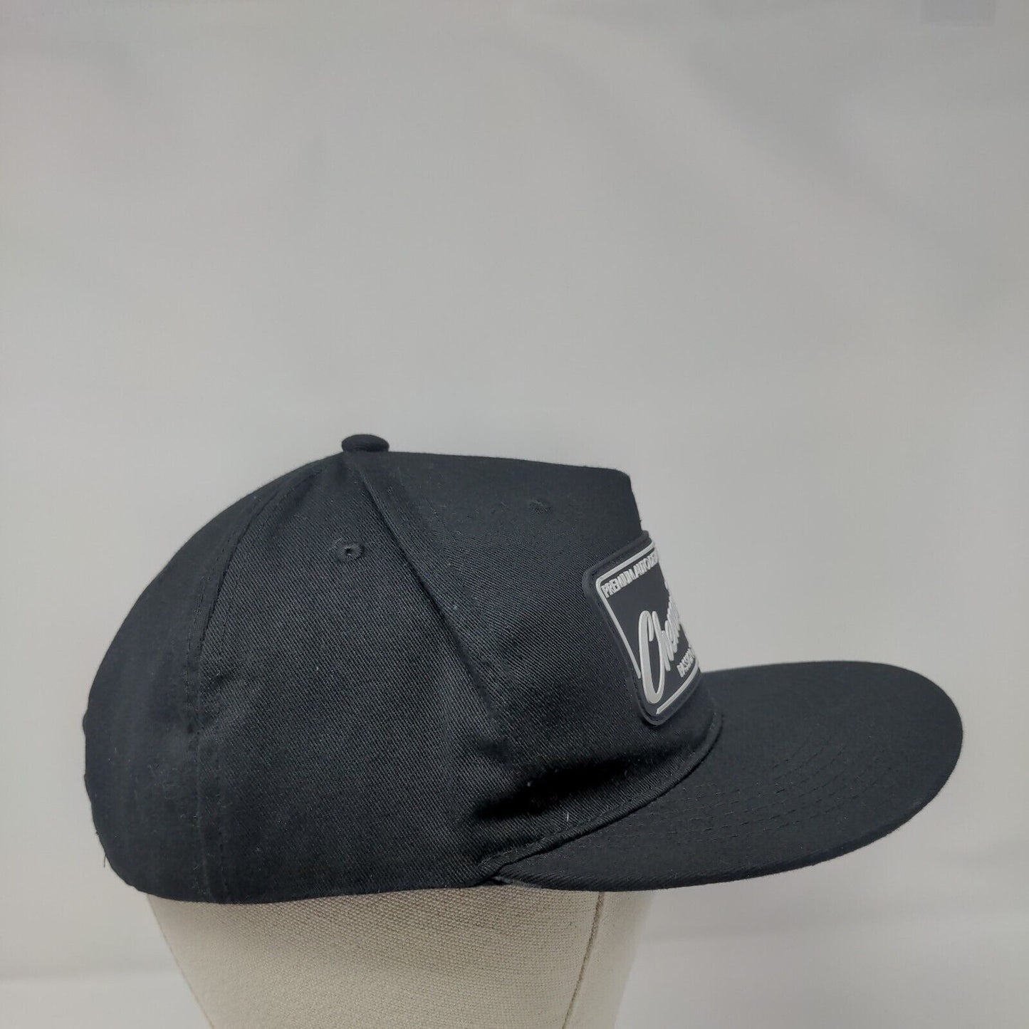 Chemical Guys Patch Snapback Hat Black One Size Adjustable Vent Holes