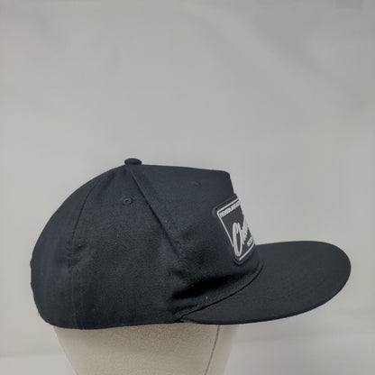 Chemical Guys Patch Snapback Hat Black One Size Adjustable Vent Holes