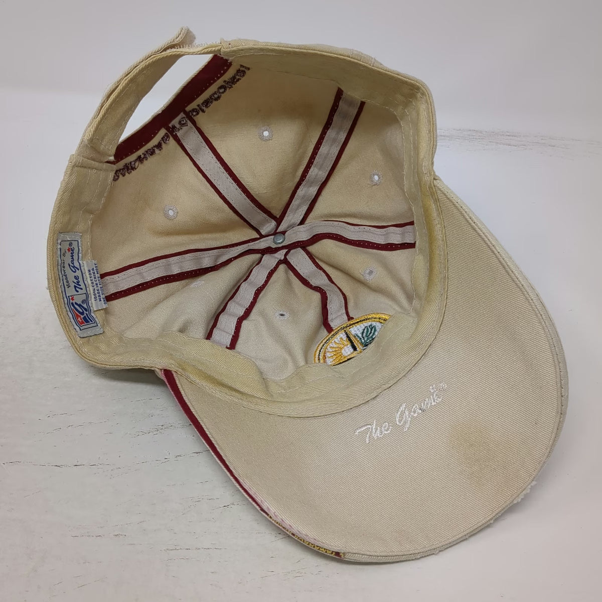 The Game Baseball Cap Beige One Size Tamarack Trailhead Discovery Strapback Hat