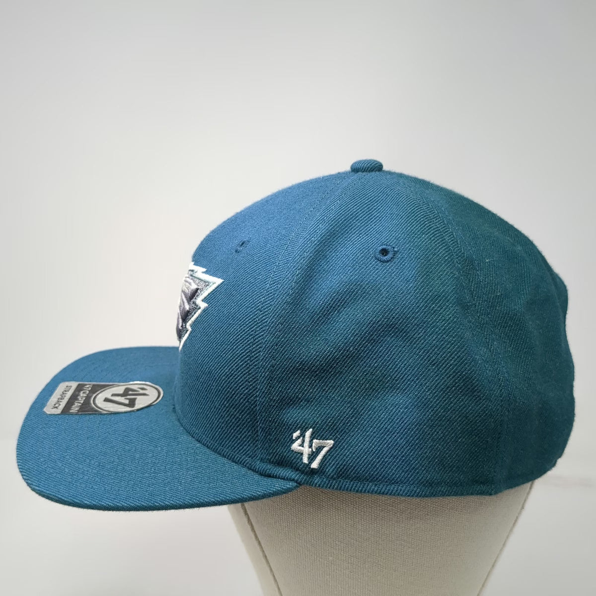 Philadelphia Eagles NFL 47 Brand Green One Size Cap Strapback NFC Logo Patch