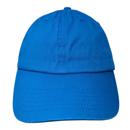 The Hat Depot Men's Slideback Hat Blue Size OSFA Blank 100% Cotton