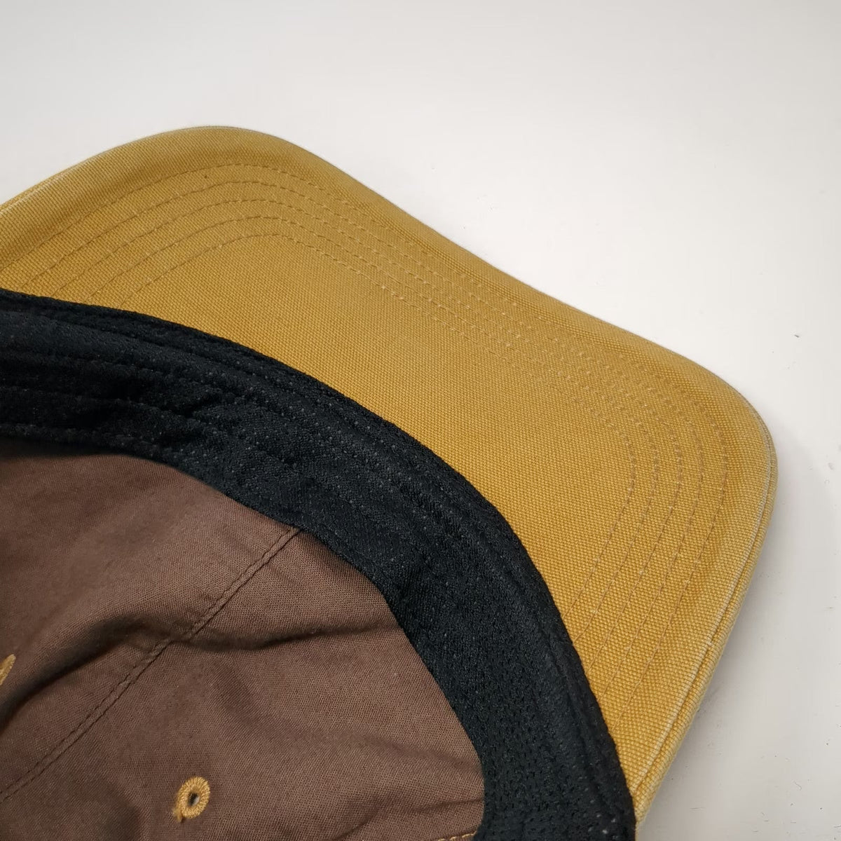 Carhartt Baseball Cap Brown One Size Canvas Patch Logo Embroidered Strapback Hat