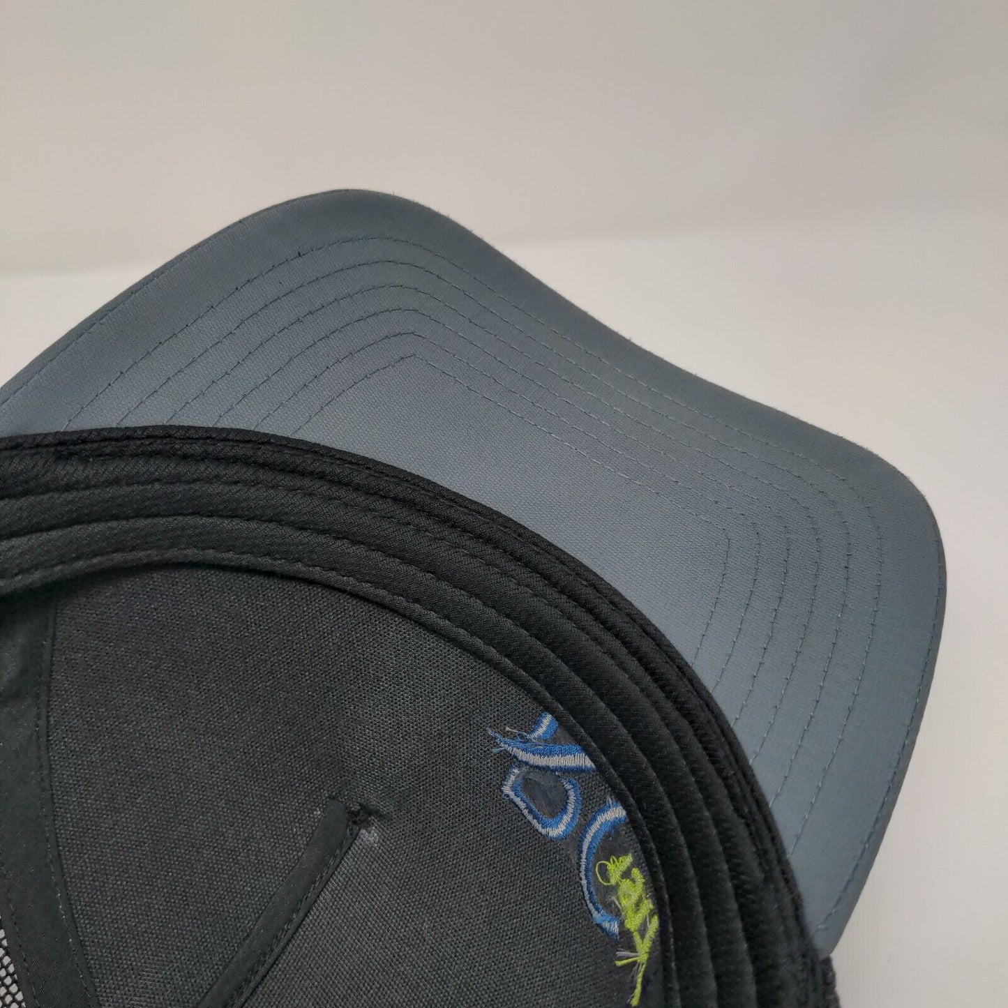 RC 1917 Adult Snapback Trucker Hat Gray OS Adjustable Mesh Back Outdoor Cap