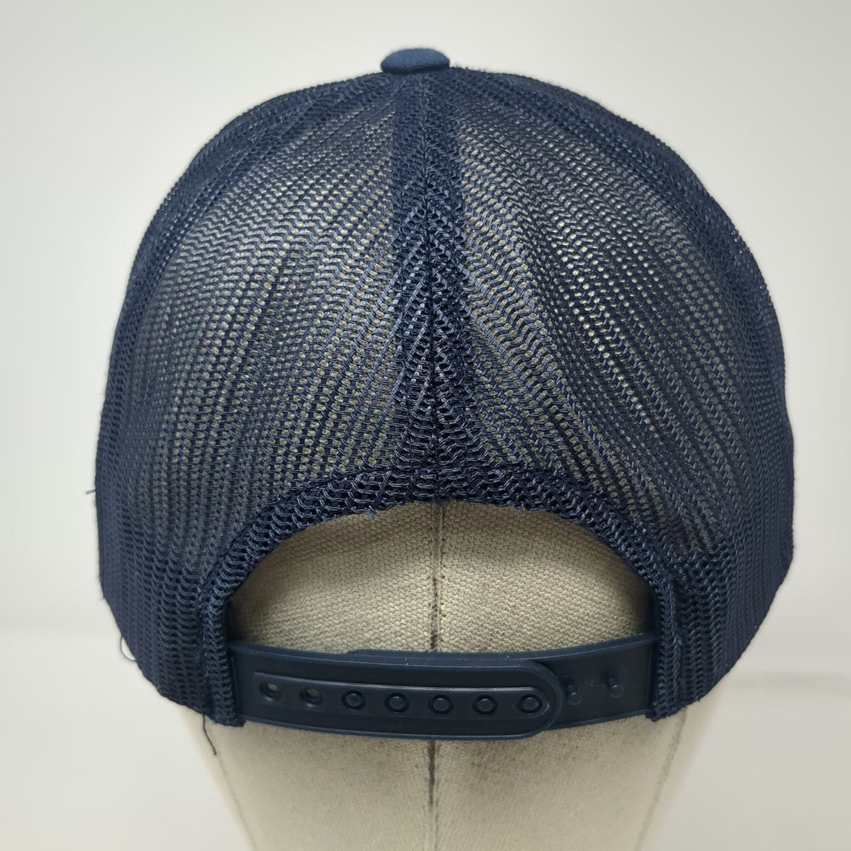 Grafletics Trucker Hat Blue One Size Oregon Mountain Patch Mesh Snapback Cap