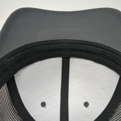Yupoong Trucker Hat Gray One Size Snapback Coastline Equipment Mesh Logo Patch
