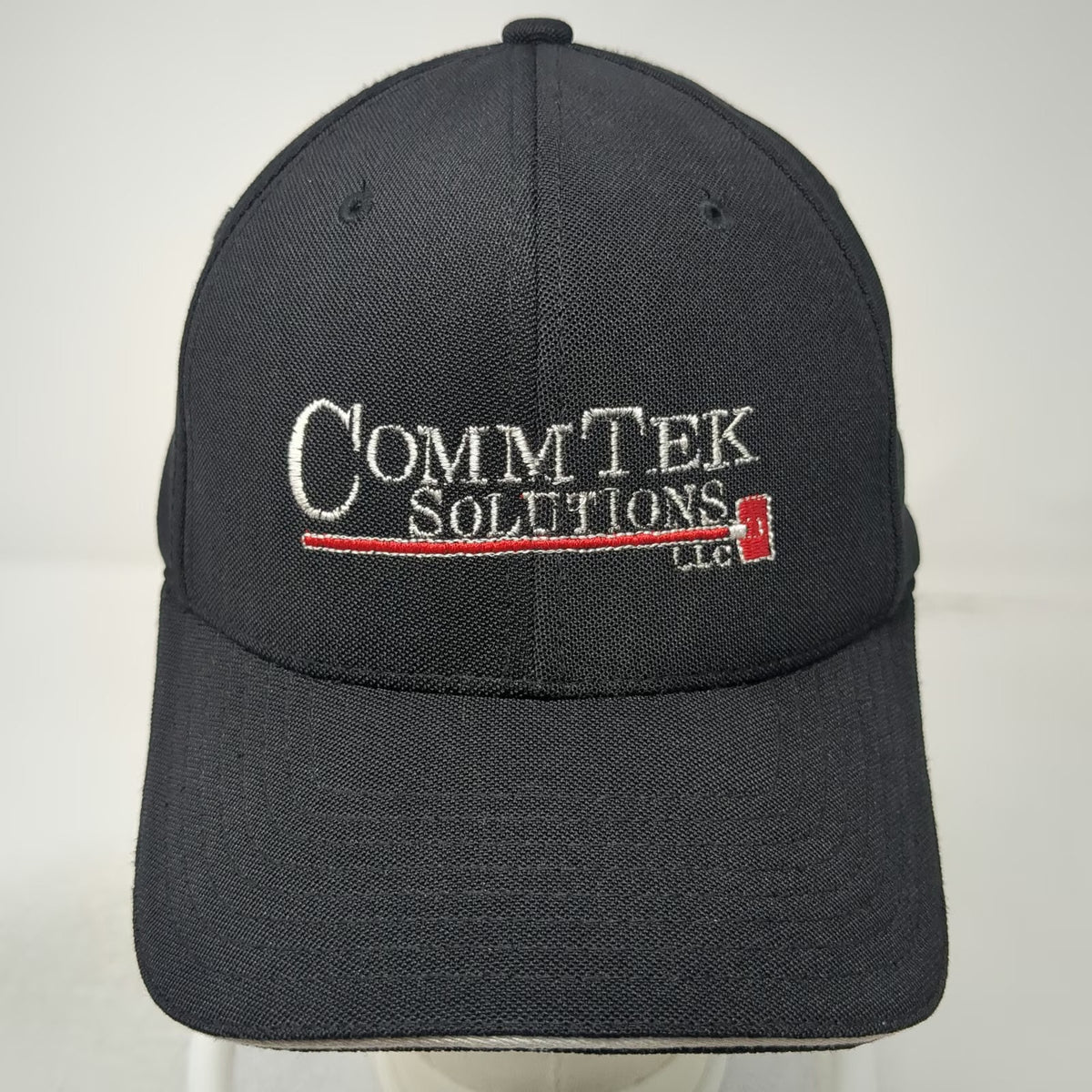 Devon & Jones Baseball Cap Black One Size CommTek Solutions LLC Flexfit Hat