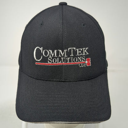 Devon & Jones Baseball Cap Black One Size CommTek Solutions LLC Flexfit Hat