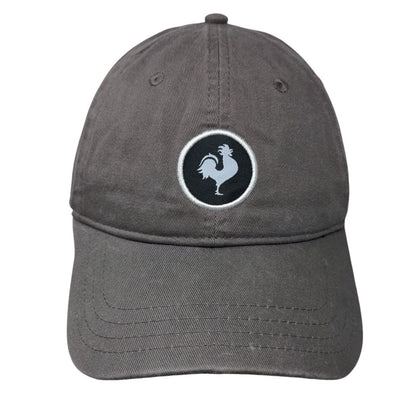 Big Rock Brewery Slideback Hat Gray One Size Embroidered 6 Panel