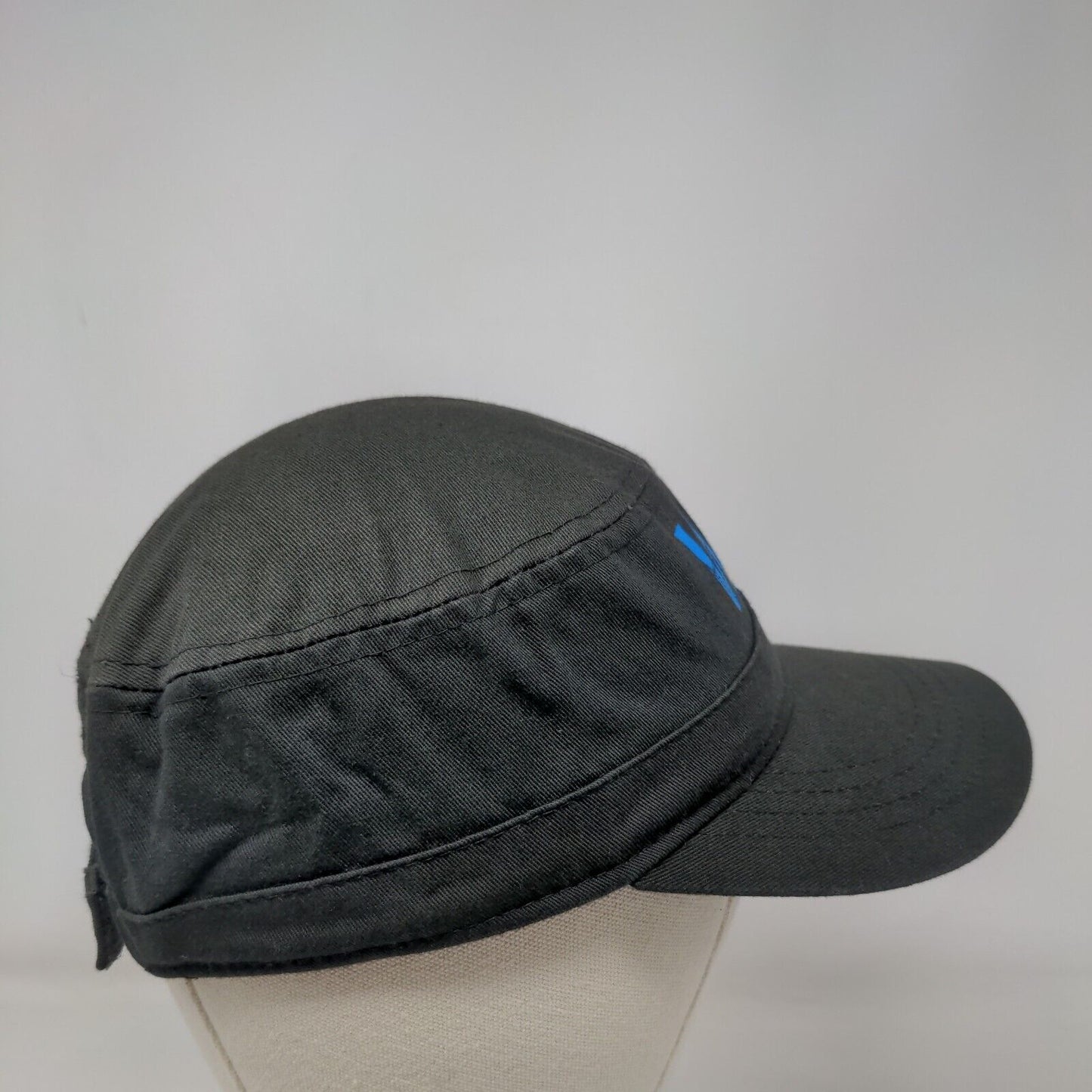 WWB 2015 Strapback Cadet Army Cap Black One Size Adjustable Lightweight Cotton